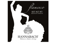  Hannabach 827 MT Flamenco Black  - Nylon Amarelo torrado, Media Tensão, Made in Germany, 