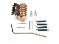 Gotoh  GE1996T FR-Style Tremolo Dourado - Tremolo para guitarra tipo FR, Série Double Lock, Controle deslizante de aço especialmente endurecido, Espaçamento entre cordas: 10,8 mm, Dimensões: 91,5 x 56 x 11,8 mm, Bloco de sustentação de lat...