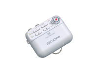 Zoom  F2 White Gravador Portátil 32 bit SDHC/microSD - Gravador de áudio leve e compacto, Gravação 32-bit float, Grava arquivos de 44,1 kHz / 32 bits ou float de 48 kHz / 32 bits, Função Rec Hold para evitar operação acidental dos botões, Ligação 3,5mm...