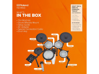 <b>Roland TD-17KV2 E-Drum Set 5-peças Conjunto de Bateria Eletrónica com Double Mesh Head BEST-SELLER</b>