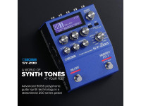<b>BOSS SY-200 Pedal Sintetizador Polifónico para Guitarra e Baixo</b>