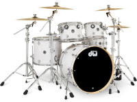 <b>Drum Workshop DWe E33 5-piece White Marine Pearl Oferta Kit 4 Pratos DECMPK2</b>