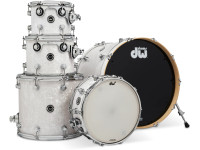 <b>Drum Workshop DWe E33 5-piece White Marine Pearl Oferta Kit 4 Pratos DECMPK2</b>