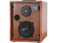 Acus  One-5T Wood Amplificador Guitarra Acústica 50W B-Stock - Potência: 50 W, Equipado com: 1x alto-falante de 5, 1x tweeter de anel, Invólucro de reflexo de graves, 3 canais, 1 canal para instrumento, 1 canal para instrumento ou microfone, 