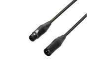 Adam hall Cables 5 STAR DMF 1000 - Conectores Neutrik: Modelos NC3FXX-BAG e NC3MXX-BAG com contactos banhados a prata., Cabo de 10 metros: Comprimento adequado para várias configurações., Construção de Alta Qualidade: Fabricado na U...