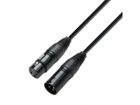 Adam hall K3 DMF 0150 1.5m  - DMX Cable XLR macho para XLR fêmea 1,5 m, 