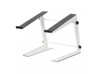 Adam hall Stands SLT 001 EW Suporte para Portátil - Suporte para laptop, Aço material, Superfície texturizada, Cor branca, Fundo 250 mm, Largura mínima 225 mm, 