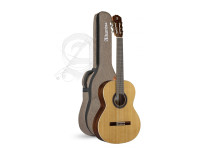 Alhambra  1C HT 3/4 incl. Gigbag  - Guitarra Alhambra 1 C HT (Hybrid Terra) + Estojo, Tampo em cedro maciço, Parte traseira / laterais Sapelli , Profundidade do corpo 95> 102 mm, Pescoço Samanguila / Ergoneck, Escala de jacarandá, 19...