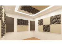 Tratamento Acústico /Packs Completos para Tratamento Acústico Profissional ATP Pack 1.1 Preto e Bege 