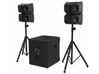 Audibax Pro Seattle 1000 Sistema PA Line Array Bluetooth + Suportes