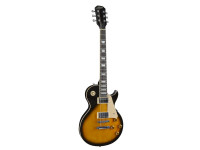 Austin  AS6PROTS Super 6 Pro Sunburst - Corpo Arch Top em mogno, Braço em mogno colado, Incrustações em madrepérola, Escala Techwood, Porca PPS 2 humbuckers 2 controles de tom e 2 de volume, Chave seletora de 3 vias, 