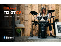<b>Bateria Elétrica Roland TD-07KV E-DRUM mesh-head computador bluetooth modulo de sons tecnologia usb BEST-SELLER</b>