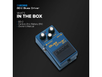 <b>BOSS BD-2 BLUES DRIVER Pedal Distorção para Guitarra Eléctrica</b>