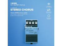 <b>BOSS CH-1 SUPER CHORUS pedal compacto efeitos guitarra elétrica</b>