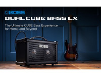 <b>BOSS DUAL CUBE BASS LX Combo de Baixo solid state portátil a pilhas multi-efeitos porta USB BEST-SELLER</b>