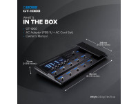 <b>BOSS GT-1000 Pedaleira Multi-Efeitos para Guitarra Eletrica Baixo Bluetooth computador</b>
