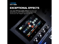 <b>BOSS GX-100 Pedaleira chão Multi-efeitos profissional para Guitarra e Baixo visor a cores sensível ao toque BEST-SELLER</b>