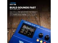 <b>BOSS GX-1B BASS MULTI-EFFECTS Visor a Cores NEW!</b>