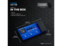 <b>BOSS GX-1B BASS MULTI-EFFECTS Visor a Cores NEW!</b>
