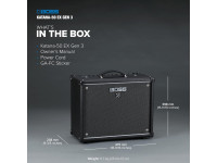 <b>BOSS KATANA 50 EX GEN 3 STEREO EXPAND Combo 50W 65 FX BEST-SELLER</b>