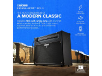 <b>BOSS KATANA ARTIST GEN 3 Combo de Modulação Profissional 100 Watts topo de gama</b>