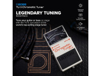 <b>BOSS TU-3 Pedal Afinador Cromático Guitarra Baixo Contrabaixo visor LED BEST-SELLER</b>