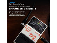 <b>BOSS TU-3 Pedal Afinador Cromático Guitarra Baixo Contrabaixo visor LED BEST-SELLER</b>