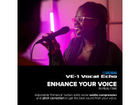 <b>BOSS VE-1 VOCAL ECHO Processador Voz 48V Phantom Power entrada e saida XLR balanceada BEST-SELLER</b>