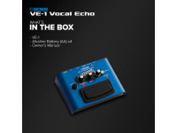 <b>BOSS VE-1 VOCAL ECHO Processador Voz 48V Phantom Power entrada e saida XLR balanceada BEST-SELLER</b>