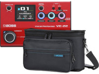 <b>BOSS VE-22 Vocal Performer + SPECIAL BAG</b> - BOSS VE-22 VOCAL PERFORMER Processador Voz Profissional Visor a Cores, Vocal Harmony e Voice Doubler + Compressor, EQ, Delay, Echo, Reverb, Looper + 50 Presets FX + USB para gravar e playback em co...