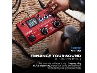 <b>BOSS VE-22 VOCAL PERFORMER Processador Voz Profissional entradas e saidas microfone XLR BEST-SELLER</b>