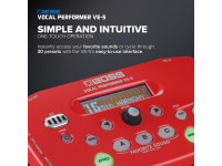 <b>BOSS VE-5 RD Processador de Voz Harmonizer Profissional vermelho</b>