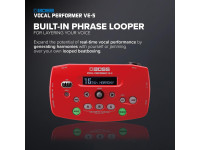 <b>BOSS VE-5 RD Processador de Voz Harmonizer Profissional vermelho</b>