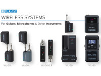 <b>BOSS WL-30XLR Sistema sem fios Wireless XLR para microfones dinâmicos voz pilhas transmissor recetor BEST-SELLER</b>