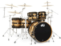 <b>DW Collector's Candy Black Burst Sycamore Ziricote</b> 6-pcs Shell Pack <b>LIMITED EDITION</b>