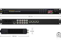 Blackmagic Design  2110 IP Converter 4x12G PWR