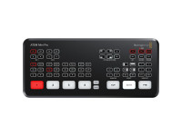 Blackmagic Design  ATEM Mini Pro - Compatível com RTMP para transmissão ao vivo direta via Ethernet, Multiview via saída HDMI com visualizações para quatro câmeras, pré-visualização e programa, bem como para o status de gravação, st...