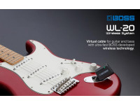 BOSS WL-20 Sistema Sem fios Wireless para Guitarra e Baixo