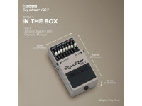 <b>Pedal compacto BOSS GE-7 Equalizador gráfico 7 bandas Multi-aplicações BEST-SELLER</b>