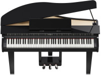 <b>Piano cauda digital eletrónico Roland GP-3 PE Preto Polido design acabamentos luxuosos BEST-SELLER</b>