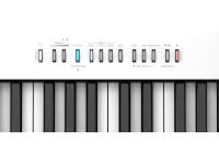<b>Piano Portátil Roland FP-30X WH Branco com Porta USB e Bluetooth</b>