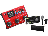 <b>Processador Voz BOSS VE-22 Microfone SHURE SM-58 LC Cabo Microfone 3 metros Roland RMC-B10</b>