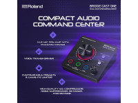 <b>Roland BRIDGE CAST ONE Misturador streaming audio compacto para jogadores online e criadores de conteudos Hardware DSP de 32 bits Conectividade BEST-SELLER</b>