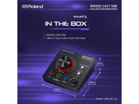 <b>Roland BRIDGE CAST ONE Misturador streaming audio compacto para jogadores online e criadores de conteudos Hardware DSP de 32 bits Conectividade BEST-SELLER</b>
