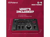 <b>Roland E-4 VOICE TWEAKER Processador Voz Portátil Auto-Pitch Vocoder Looper AIRA COMPACT</b>