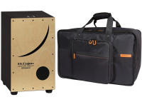 <b>PACK Roland EC-10 CAJON + BOLSA</b> - Roland EC-10 Cajón Híbrido Acústico-Eletrónico 30 Sons Percussão, Amplificador Integrado + Altifalante Coaxial 6.5 + BASS REFLEX, Cajón de tamanho standard com superfície toque em Mogno selecionado...