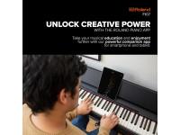 <b>Roland F107 Piano Eletrónico preto USB Bluetooth 88 teclas app Roland Piano BEST-SELLER</b>