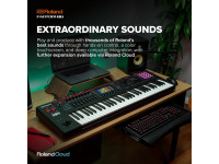 <b>Roland FANTOM-06 Sintetizador 3.500 Sons Visor TOUCH a Cores Sampling 61-teclas</b>