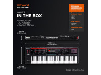 <b>Roland FANTOM-06 Sintetizador 3.500 Sons Visor TOUCH a Cores Sampling 61-teclas</b>