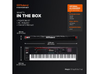 <b>Roland FANTOM-07 Sintetizador 3.500 Sons Sampler Visor TOUCH a Cores 76-teclas</b>